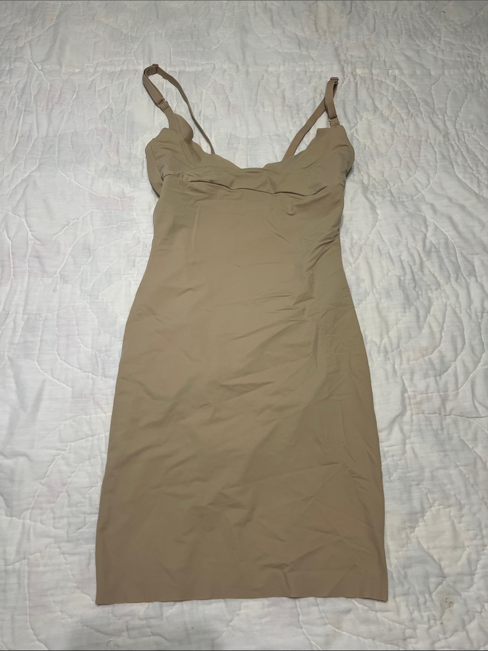 Flexees Beige Shaping Slip with Adjustable Straps